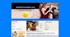 Desktop Screenshot of agegapconnection.com