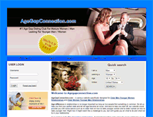 Tablet Screenshot of agegapconnection.com
